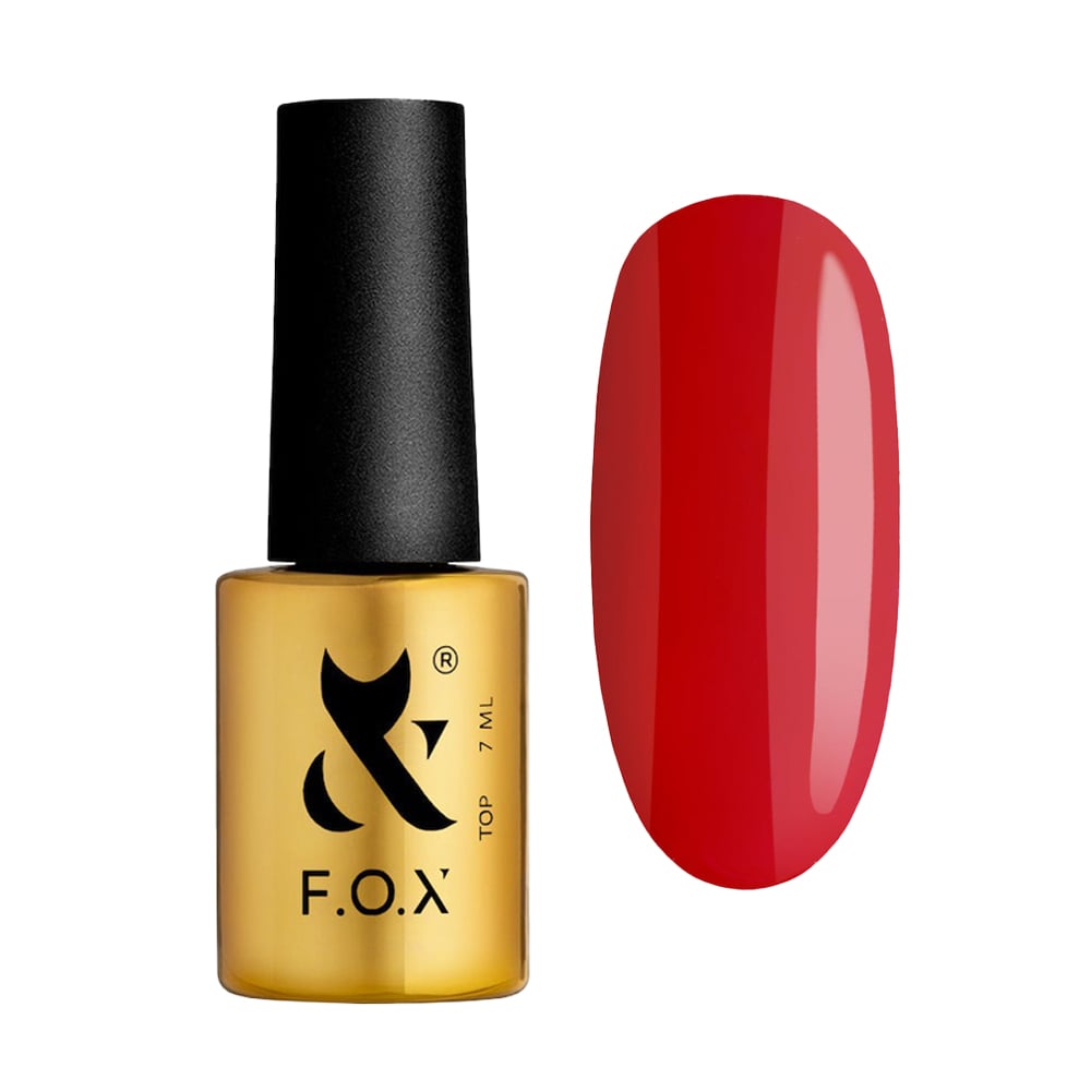 Топ для гель-лаку F.O.X Top Red, 7 мл