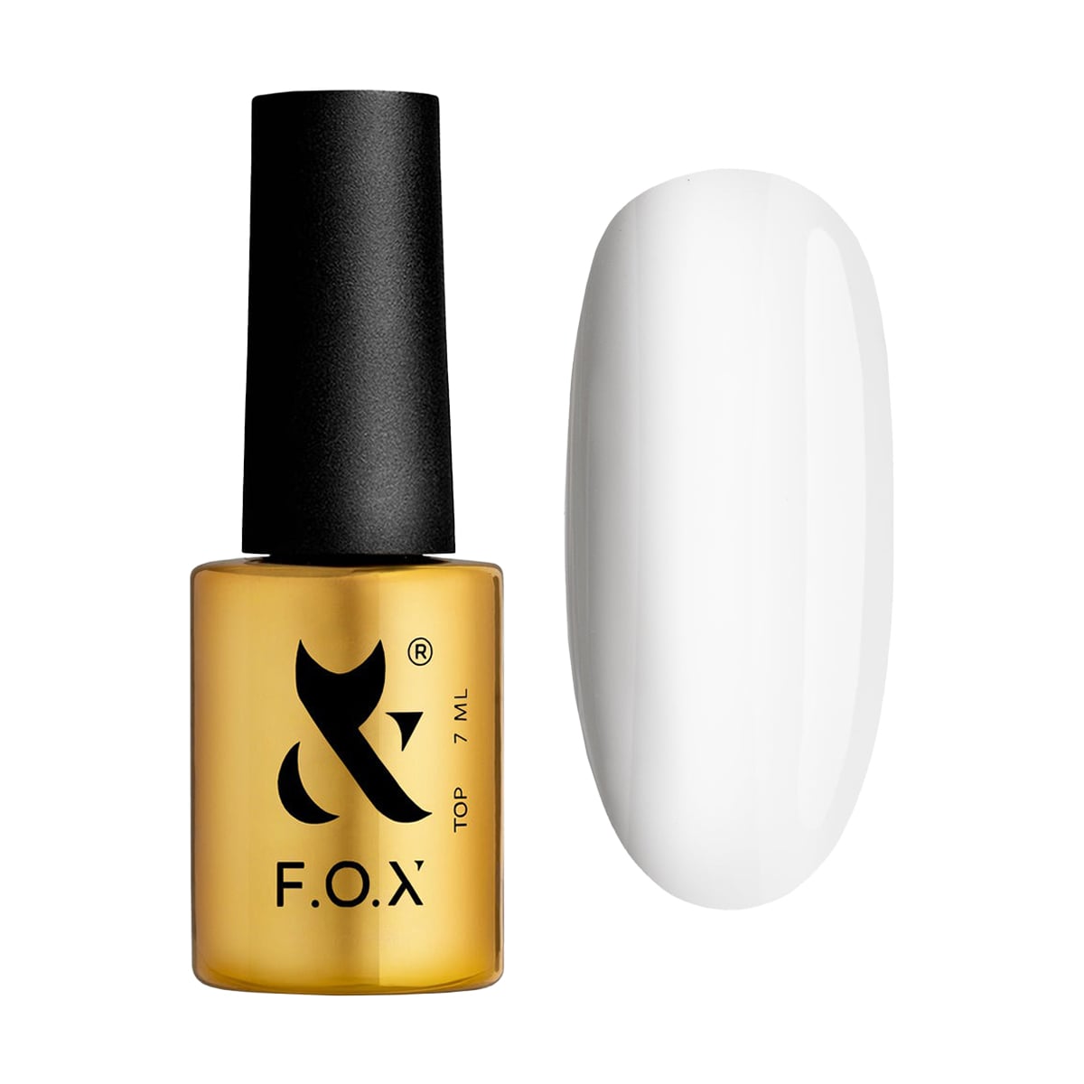 Топ для гель-лаку F.O.X Top White, 7 мл